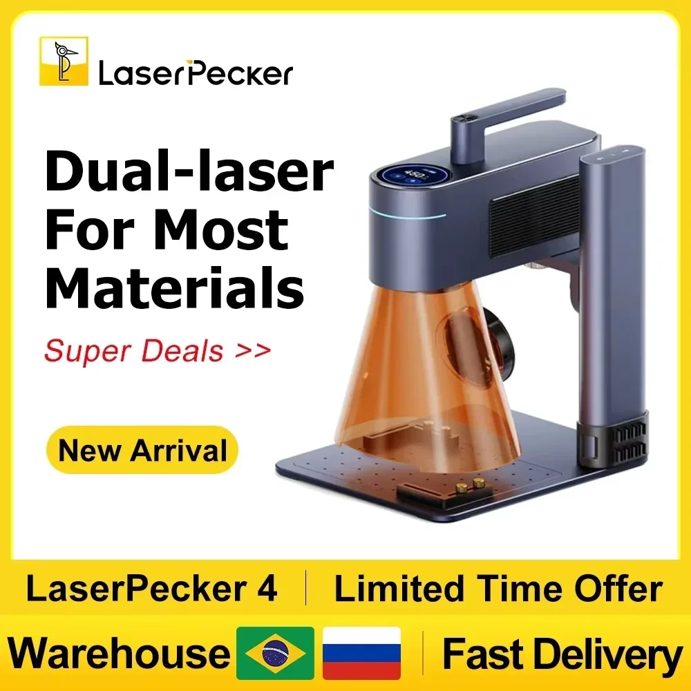 Industrial Laser Cutting Machine - Macchina per incisione laser LASERPECKER 4