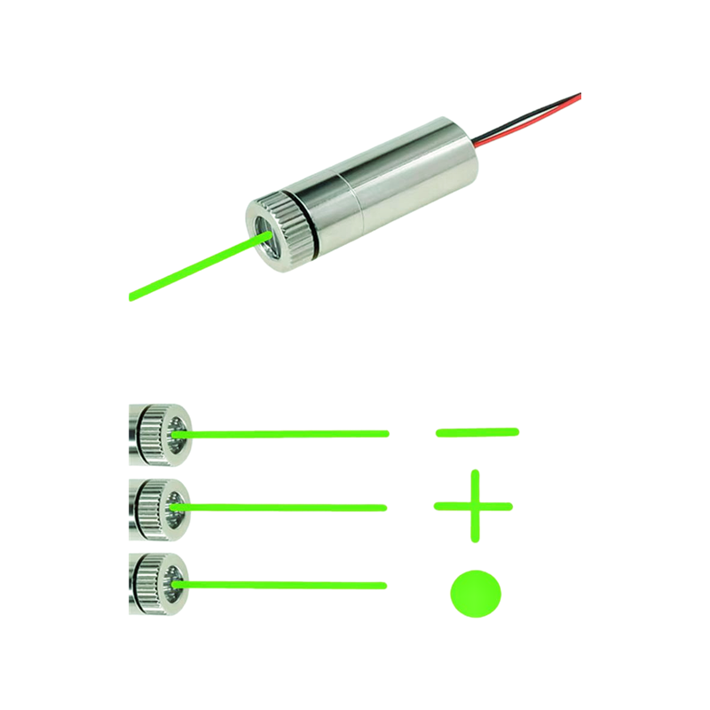 Industrial Laser Line Generator - Modulo Laser Verde 520nm 5mW con