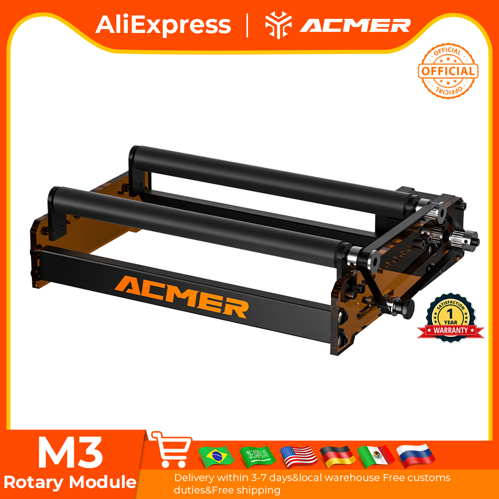 Rullo rotante laser ACMER M3 3 - Laser Engraving Software recensione e prezzo
