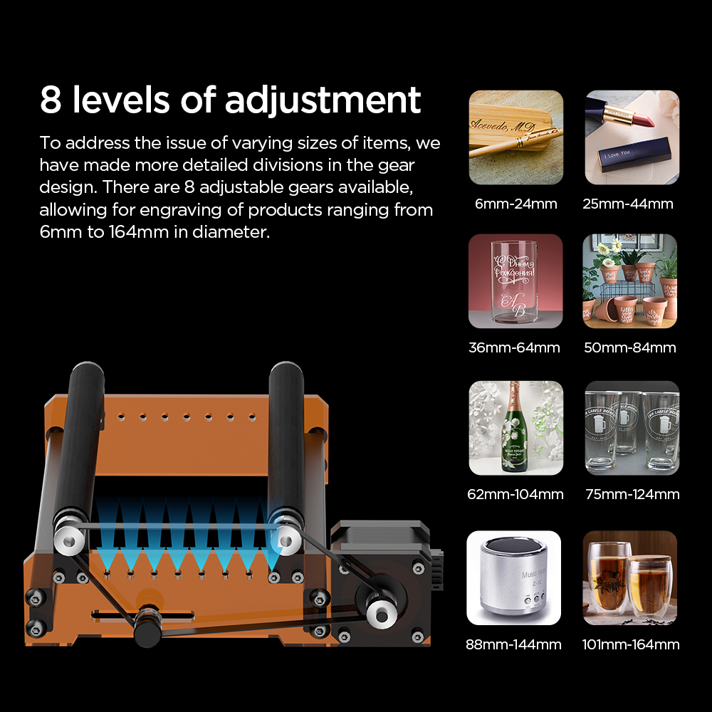 Rullo rotante laser ACMER M3 3 - Laser Engraving Software recensione e prezzo