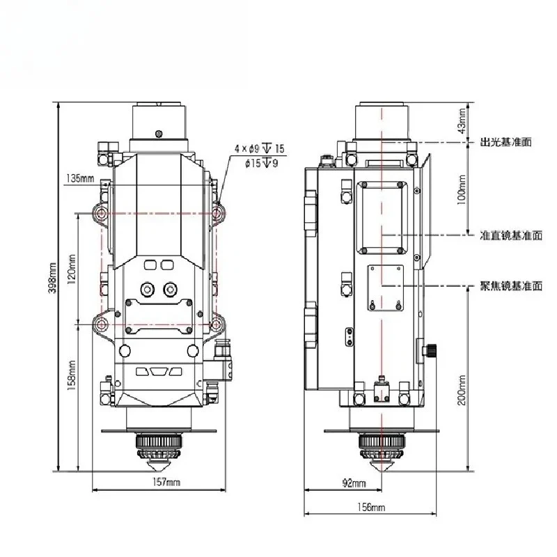 Hot 8KW 8000W LCM08B Testa di  - Metal Laser Cutter Head recensione e prezzo