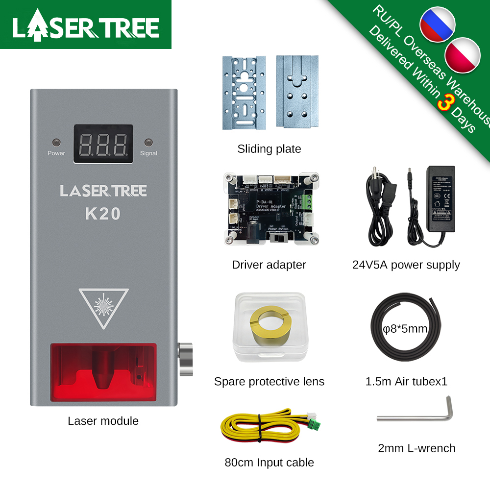LASER TREE 20W 10W 5W Testa la - Metal Laser Cutter Head recensione e prezzo
