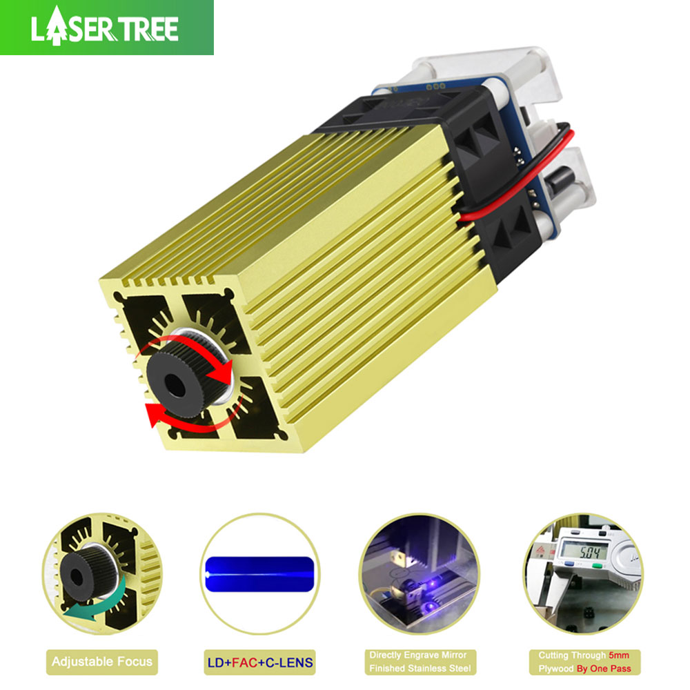 LASER TREE 4W 5W Modulo laser  - Metal Laser Cutter Head recensione e prezzo
