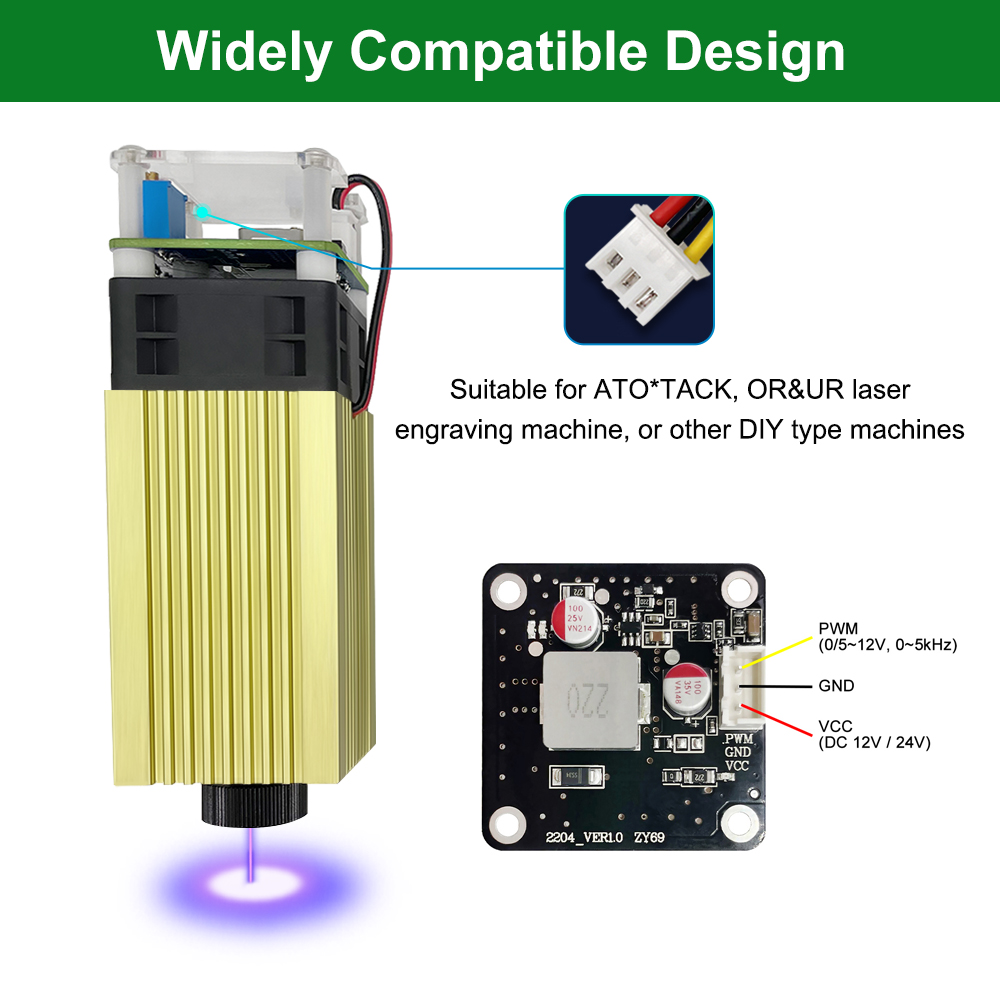 LASER TREE 4W 5W Modulo laser  - Metal Laser Cutter Head recensione e prezzo