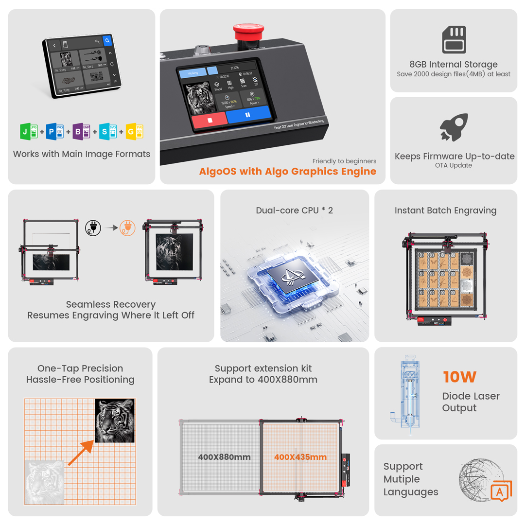 AlgoLaser KIT FAI DA TE MK2 In - Laser Engraving Software recensione e prezzo