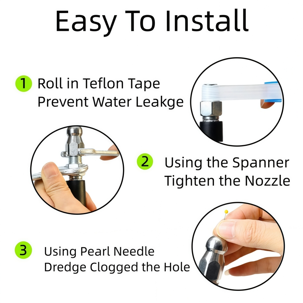 5 ~ 50m Pressure Washer Sewer  - Laser Nozzle Ceramic recensione e prezzo