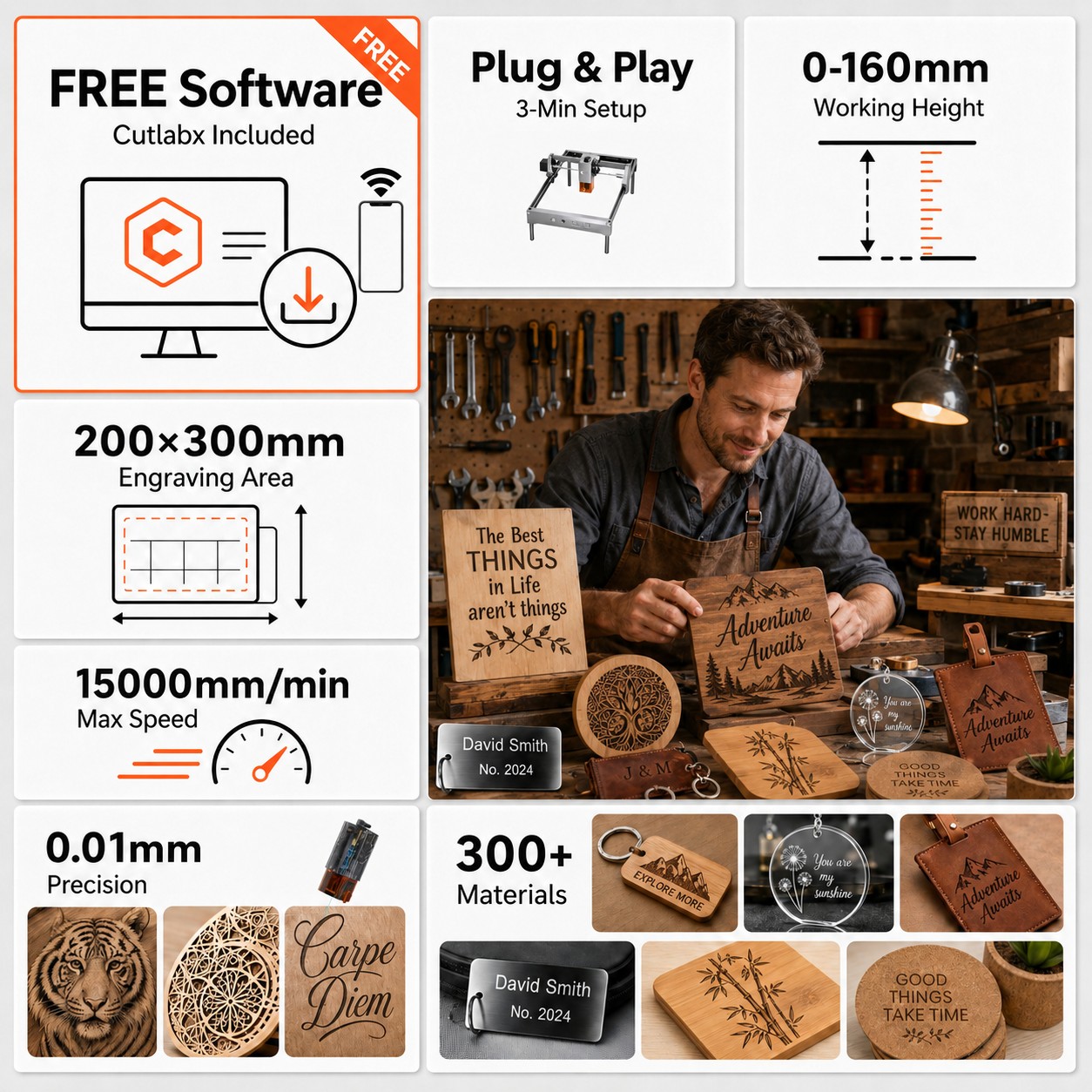 Carverall K15PRO 10W Incisore  - Laser Engraving Software recensione e prezzo